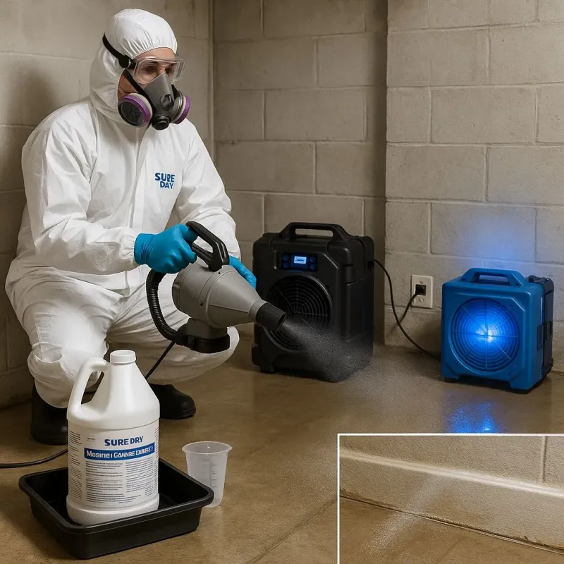Sanitization and Odor Removal process in Neuse Forest, NC