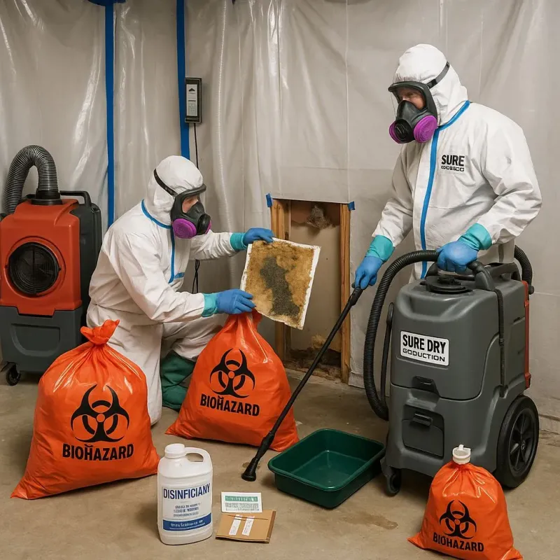 Contaminated Water Handling Protocols process in Neuse Forest, NC